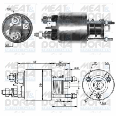 Solenoid Switch, starter